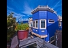 Photo Sausalito, floating homes, près de San francisco, maison bleue