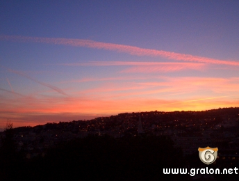 Photo Coucher De Soleil Sur La Ville Photos Ville Nice