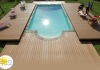 Photo Couverture Mobile de Piscine - Abri plat Pooldeck