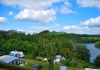 Photo vue depuis la terrasse du camping