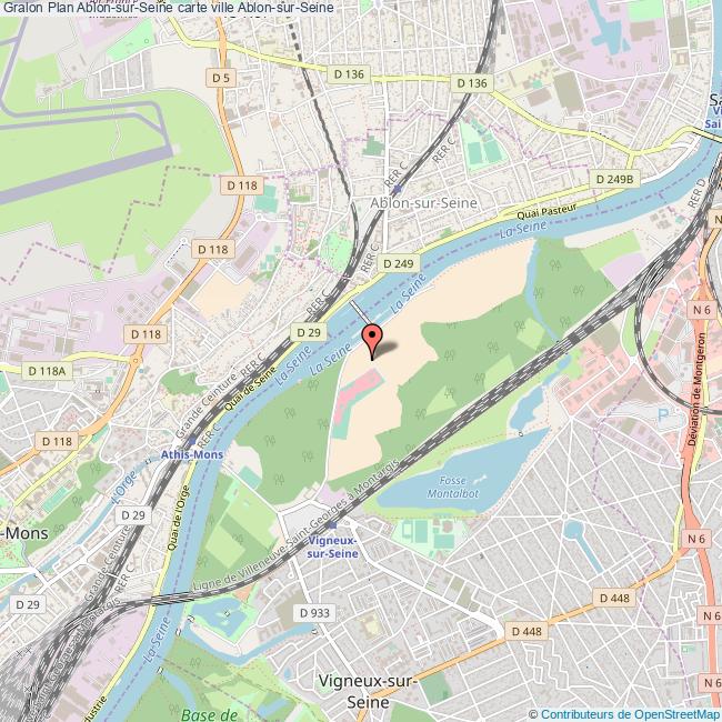 plan Ablon-sur-Seine