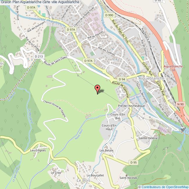 plan Aigueblanche