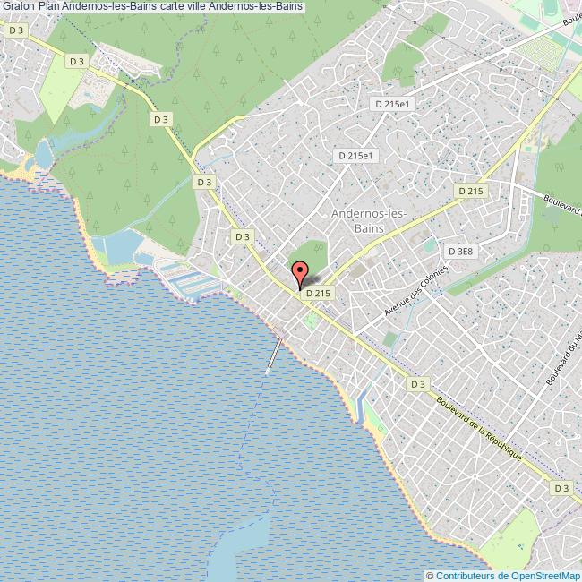 plan Andernos-les-Bains