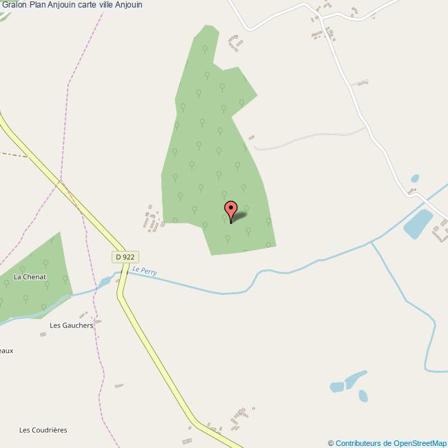 Plan Anjouin carte ville Anjouin