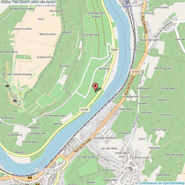 Plan Apach carte ville Apach