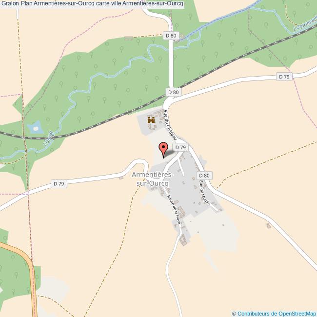 Plan ArmentièressurOurcq carte ville ArmentièressurOurcq
