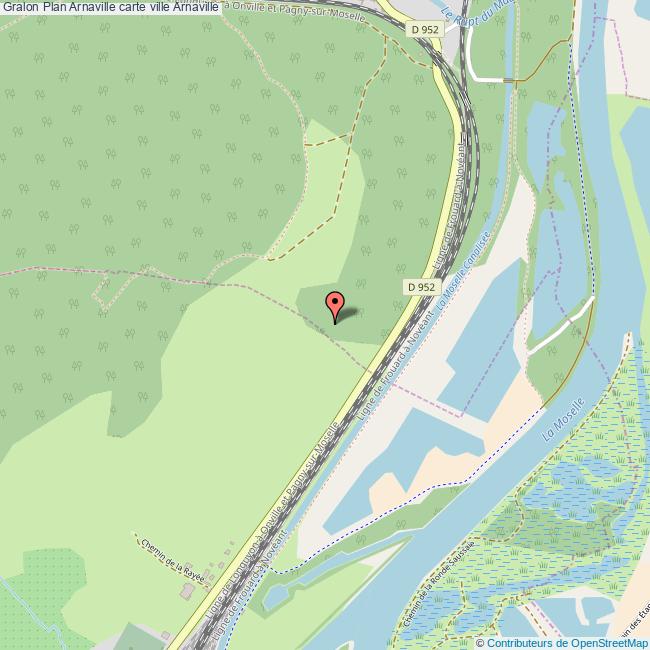 Plan Arnaville carte ville Arnaville