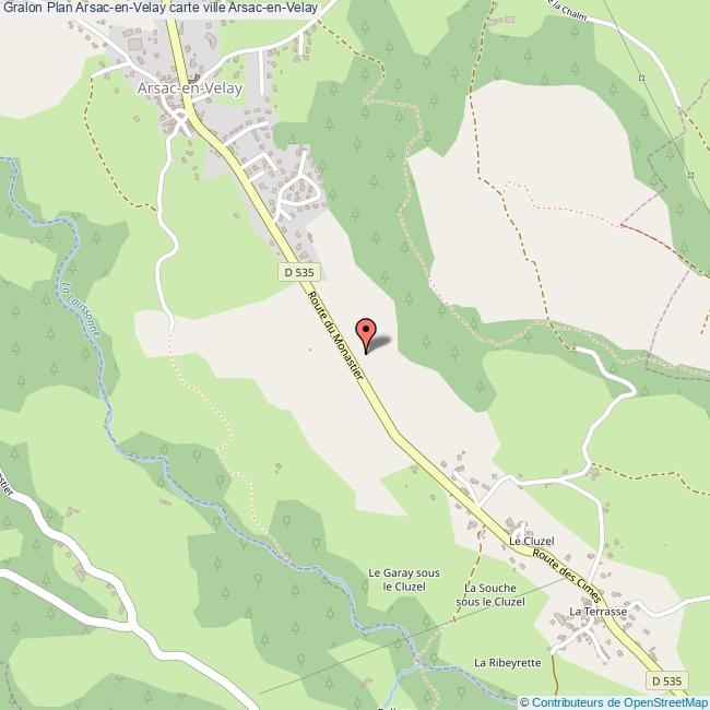 plan Arsac-en-Velay