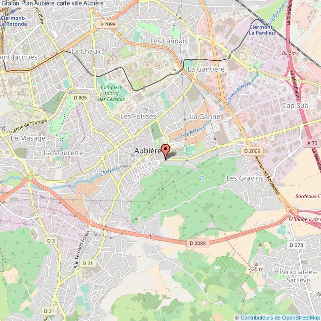 plan Aubière