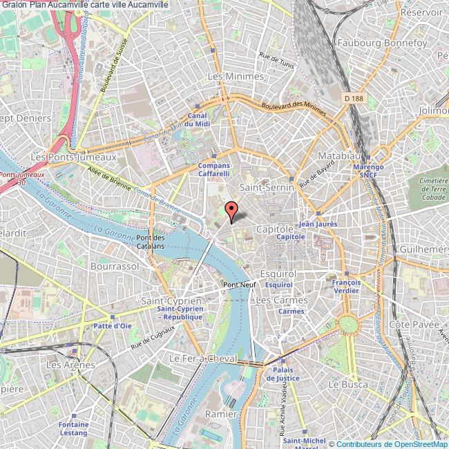 Plan Aucamville carte ville Aucamville