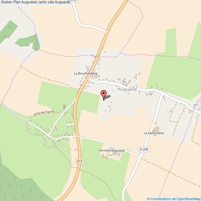 Plan Auguaise carte ville Auguaise