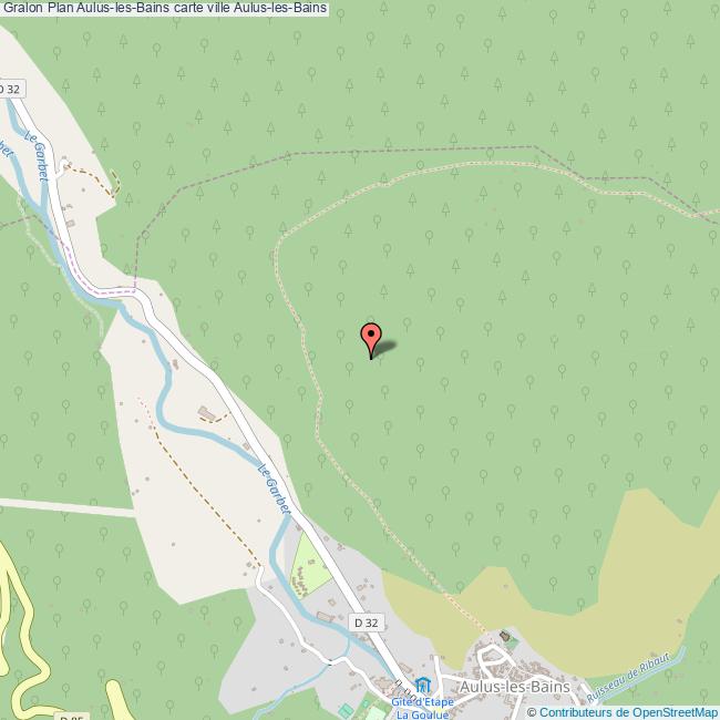 plan Aulus-les-Bains