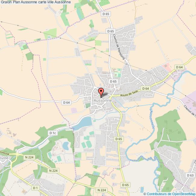 plan ville Aussonne