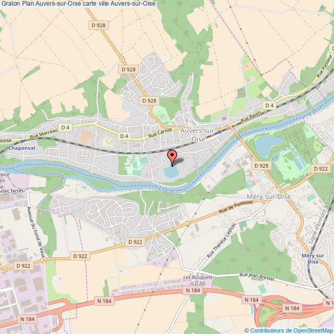 plan Auvers-sur-Oise