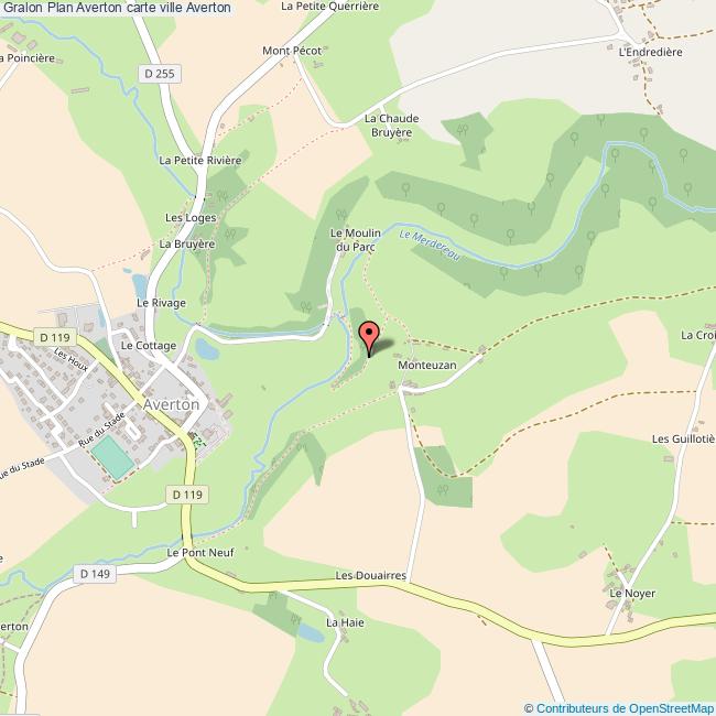 Plan Averton carte ville Averton