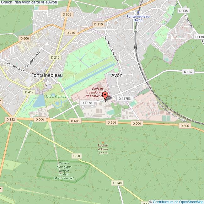Fontainebleau Plan De La Ville Fontainebleau Plan De La Ville
