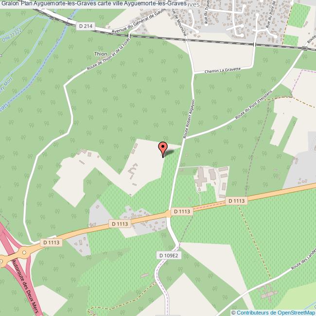 Plan AyguemortelesGraves carte ville AyguemortelesGraves