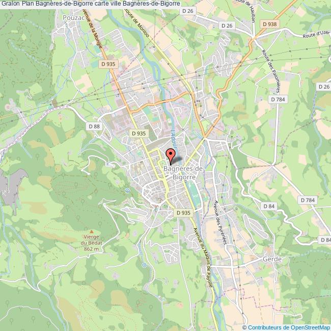 Plan Ville Bagneres De Bigorre Plan Ville Bagneres De Bigorre