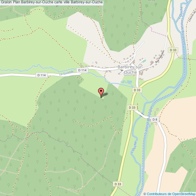 Plan BarbireysurOuche carte ville BarbireysurOuche