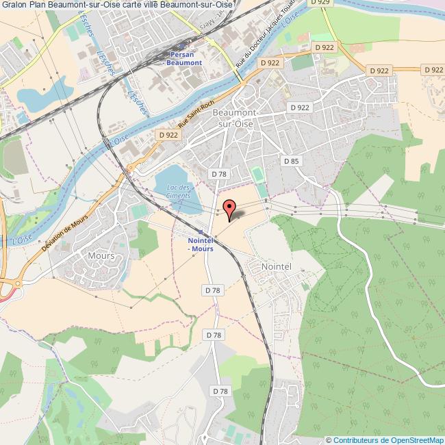 plan Beaumont-sur-Oise