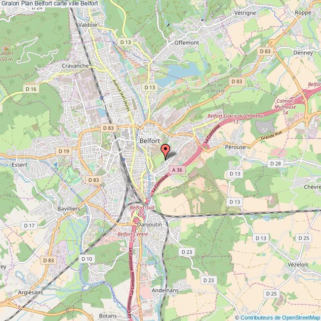 plan de belfort - Image