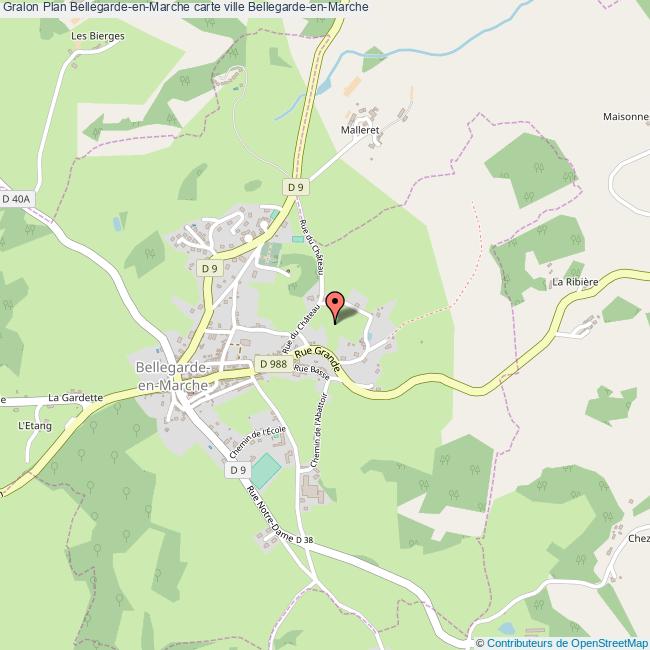 Plan BellegardeenMarche carte ville BellegardeenMarche