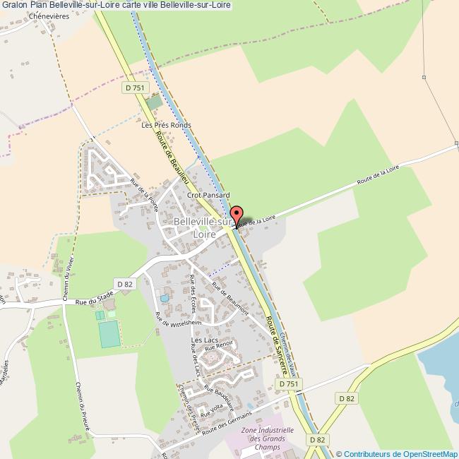plan Belleville-sur-Loire
