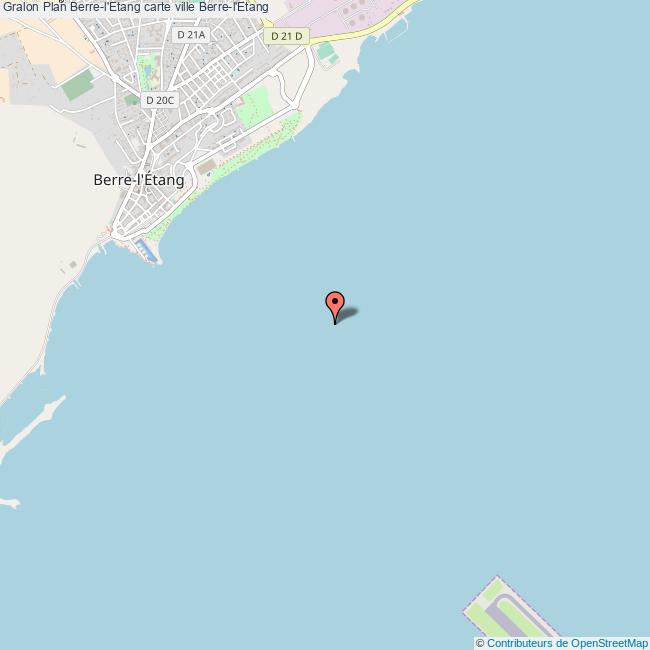 Plan Berrel'Etang carte ville Berrel'Etang