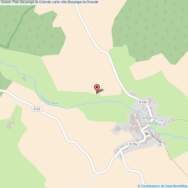 Plan BezangelaGrande carte ville BezangelaGrande