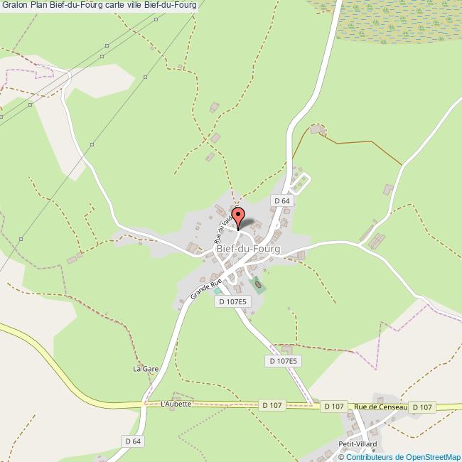 Plan BiefduFourg carte ville BiefduFourg