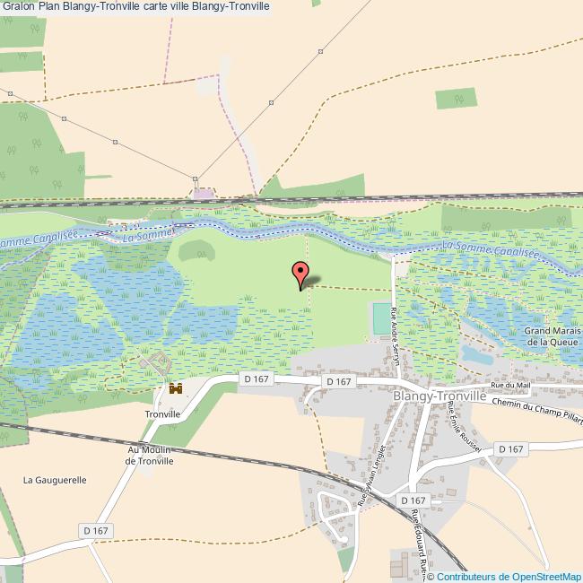 Plan BlangyTronville carte ville BlangyTronville