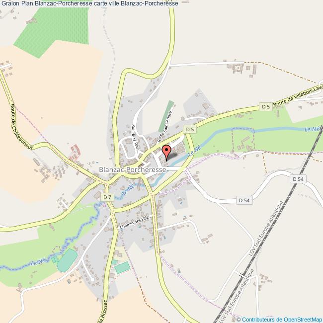plan Blanzac-Porcheresse