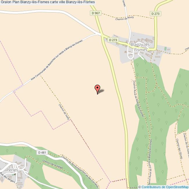 Plan BlanzylèsFismes carte ville BlanzylèsFismes