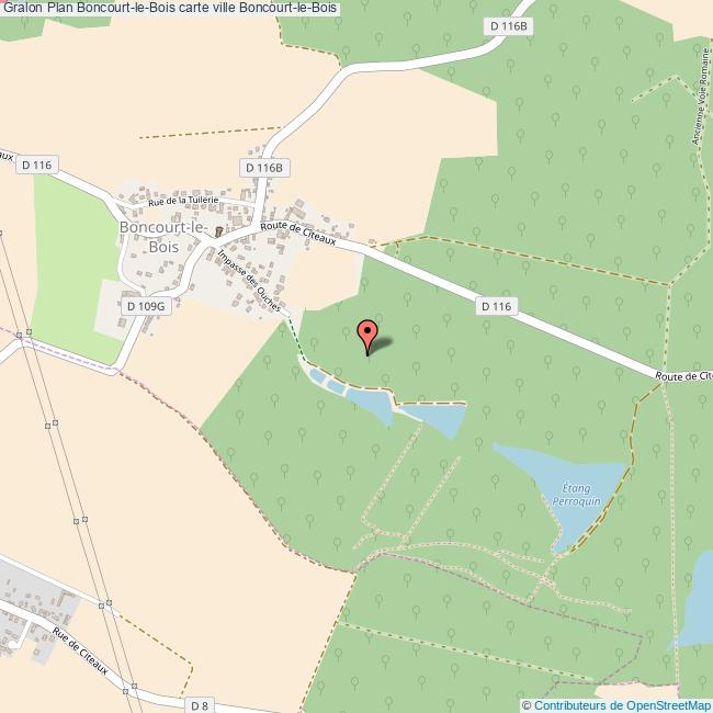 Plan BoncourtleBois carte ville BoncourtleBois