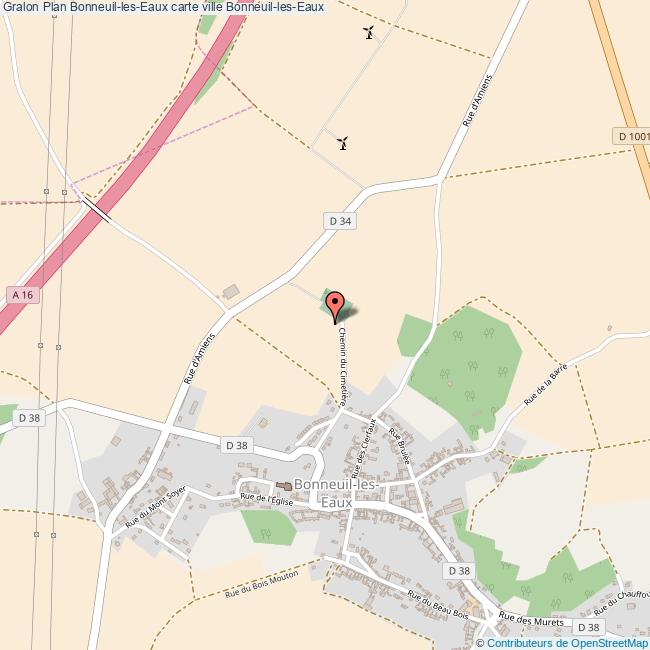 plan Bonneuil-les-Eaux