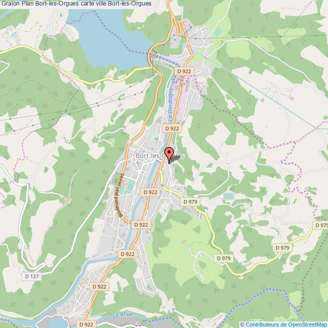 plan Bort-les-Orgues