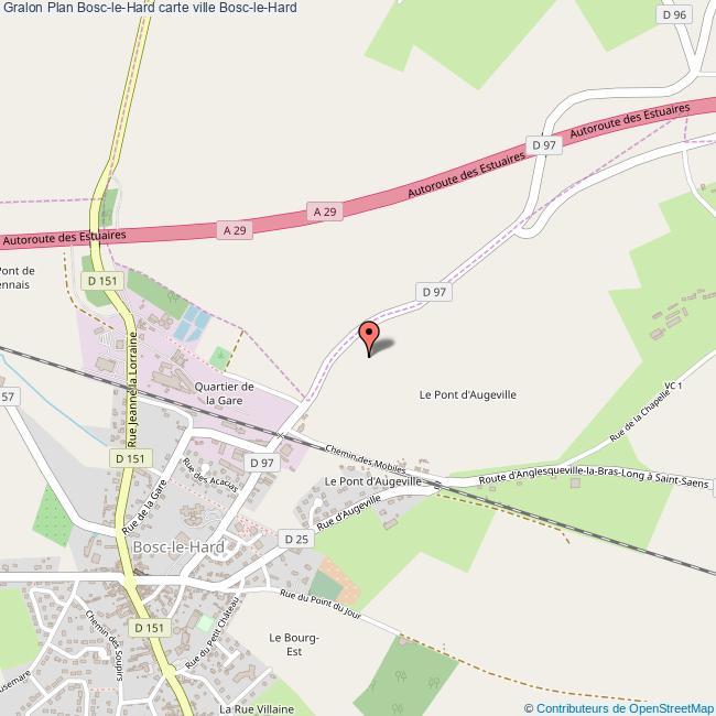 Plan BoscleHard carte ville BoscleHard