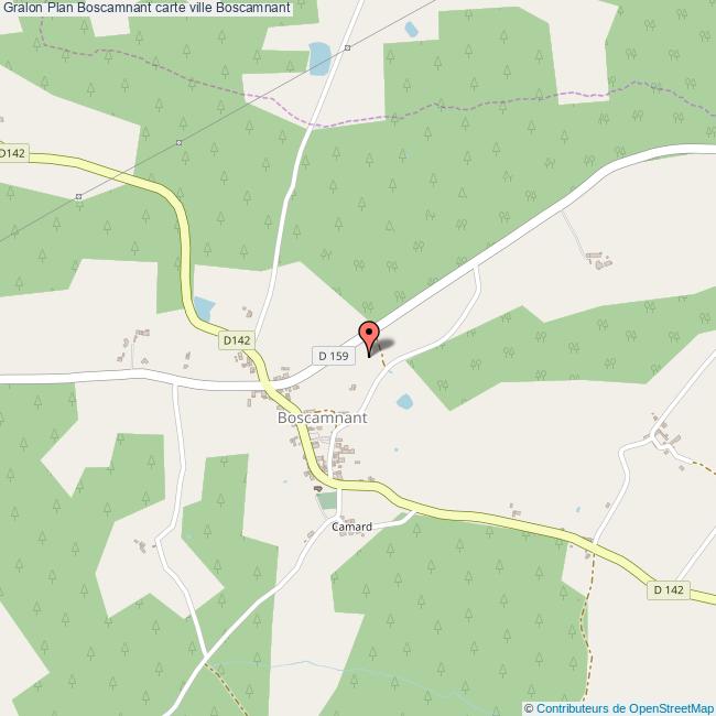 Plan Boscamnant carte ville Boscamnant