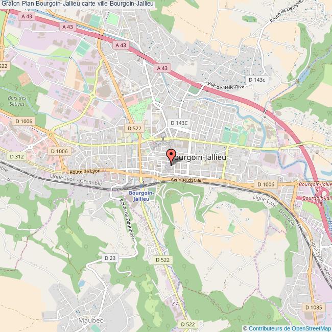 Plan Ville Bourgoin Jallieu Plan Ville Bourgoin Jallieu