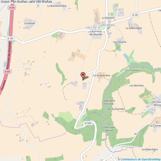 Plan Braffais carte ville Braffais