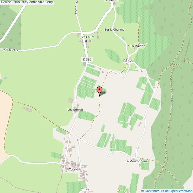 Plan Bray carte ville Bray Plan Bray carte ville Bray