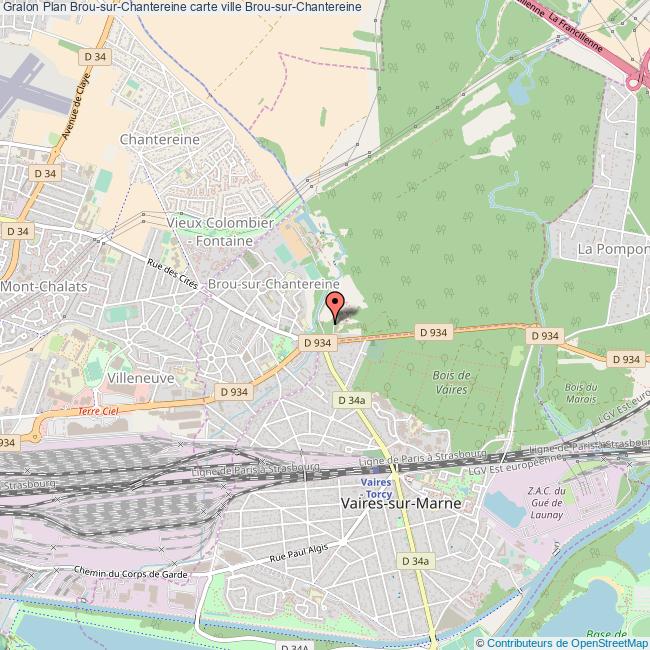 plan Brou-sur-Chantereine