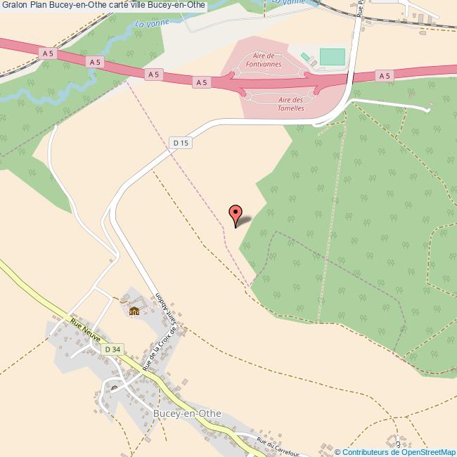 Plan BuceyenOthe carte ville BuceyenOthe