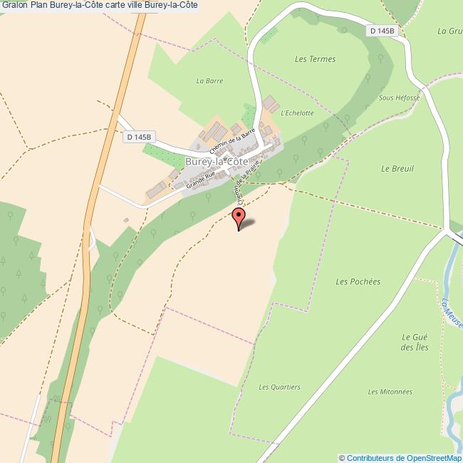 Plan BureylaCôte carte ville BureylaCôte