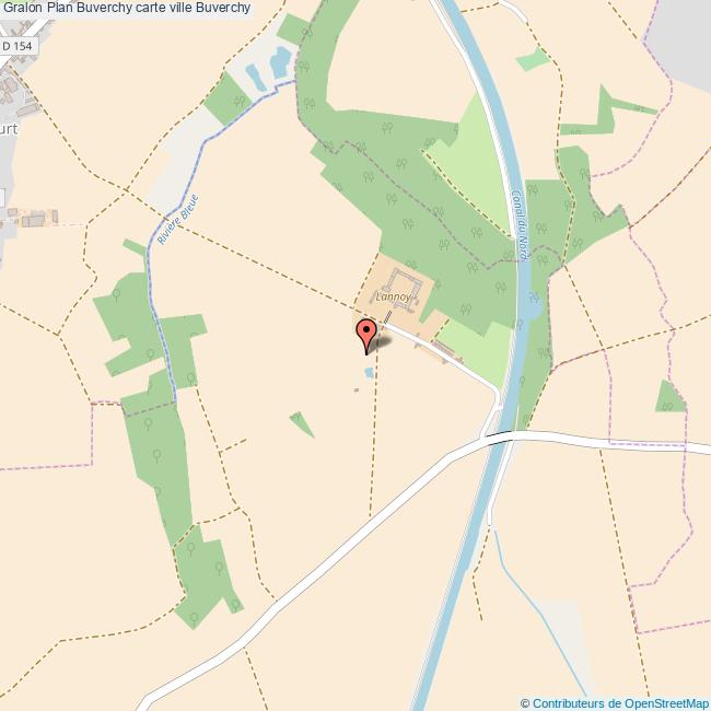 Plan Buverchy carte ville Buverchy