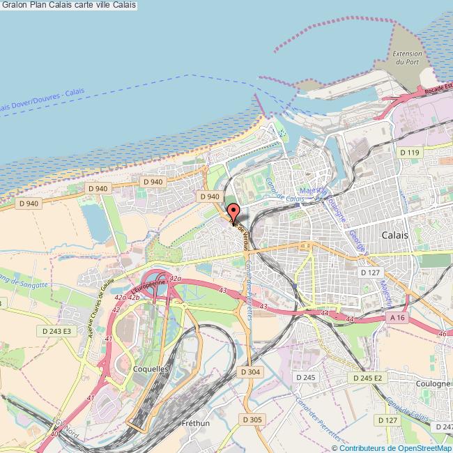 Plan de Calais Voyages Cartes