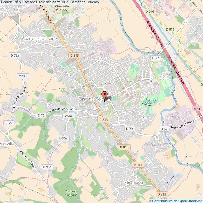 plan Castanet-Tolosan