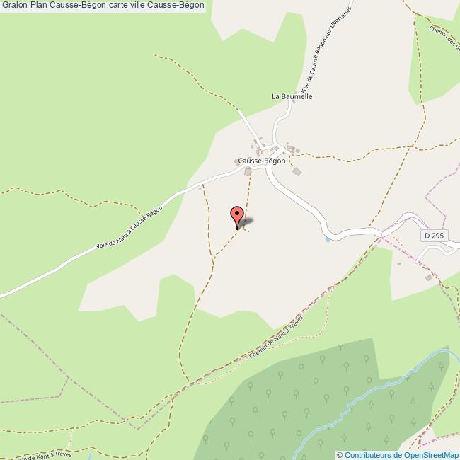 Plan CausseBégon carte ville CausseBégon