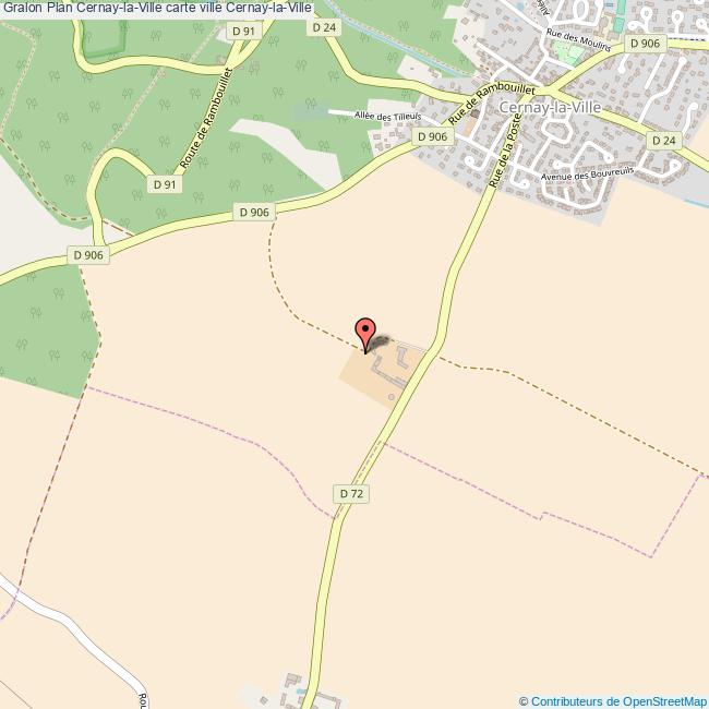 plan Cernay-la-Ville