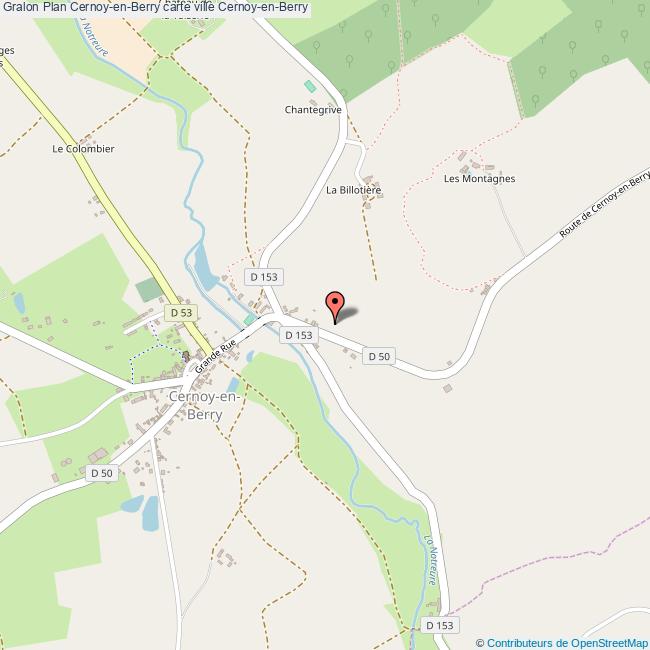 plan Cernoy-en-Berry